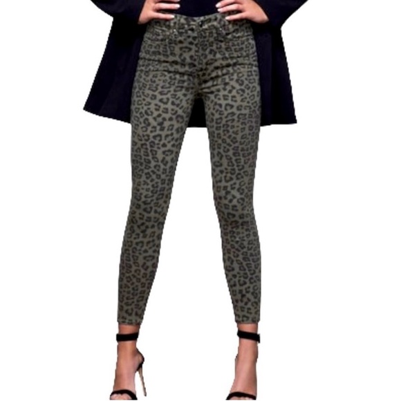 Good American Good high waisted Animal Print Jeans - Picture 11 of 12